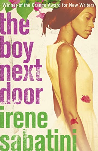 Book cover: "The Boy Next Door" featuring a woman looking over her shoulder.
