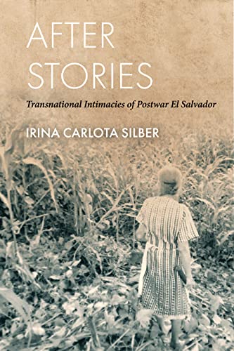 Book cover with title “After Stories” and a girl in a cornfield.