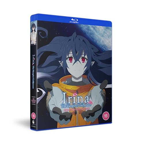 Blu-ray case for "Irina: The Vampire Cosmonaut" featuring anime artwork.