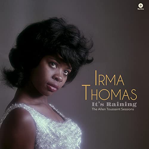 Album cover featuring a portrait of Irma Thomas wearing a shimmering silver dress.