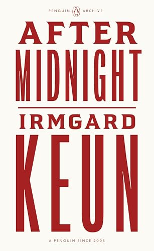 Book cover for "After Midnight" by Irmgard Keun, red text on cream.