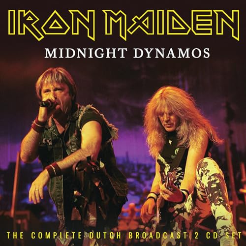 Iron Maiden CD cover featuring two musicians performing on stage.