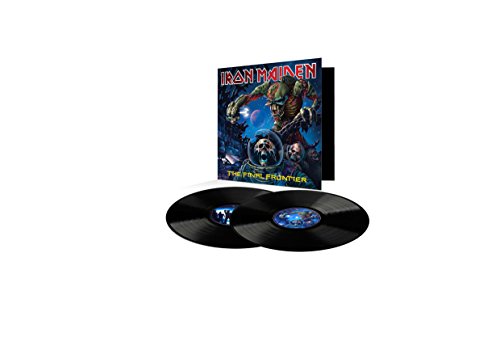 Iron Maiden’s “The Final Frontier” double vinyl record and album cover.