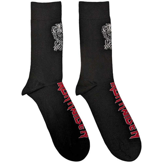 Ankle socks featuring Iron Maiden’s Eddie character, UK size 7-11.