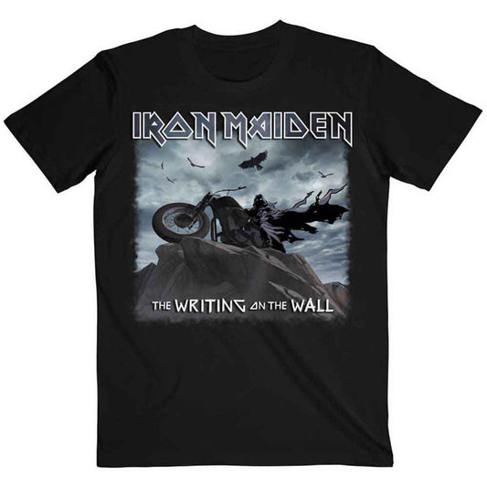 Iron Maiden band t-shirt, small size, featuring album cover artwork.