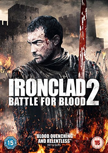 DVD cover for "Ironclad 2 Battle For Blood" featuring a battle-worn man.