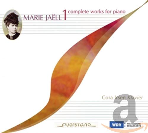 CD cover for Marie Jaëll’s complete piano works, with portrait.
