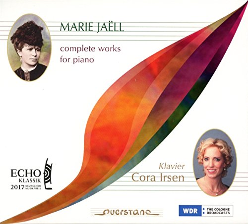 CD cover for Marie Jaëll’s complete piano works, with portraits.