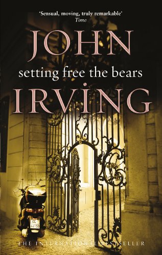 Book cover for Setting Free the Bears showing an ornate gate and a scooter.