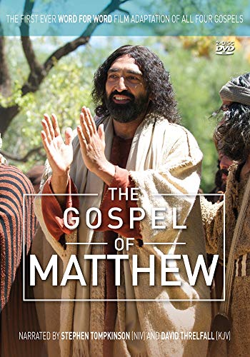 DVD cover featuring a man with long hair and beard, portraying Jesus.