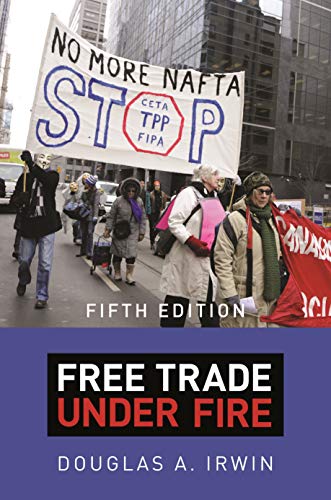 Book cover with protest image and title: "Free Trade Under Fire.