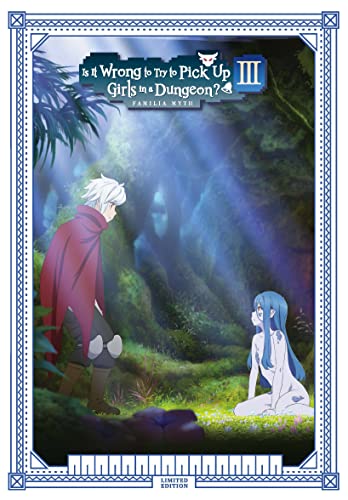 Anime cover art showing a boy in a red cloak facing a blue-haired girl.