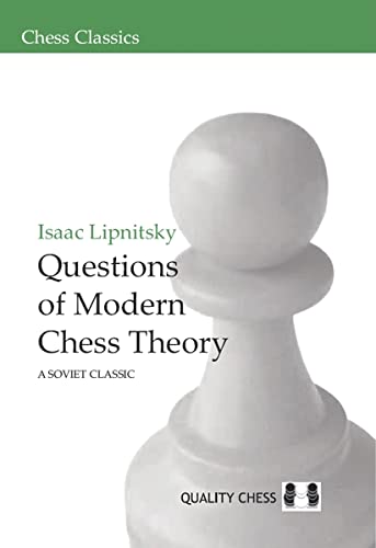 Chess book cover with white pawn and green banner on white background.