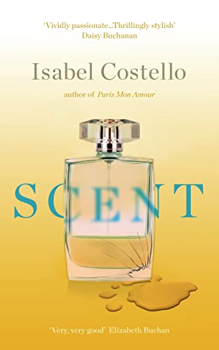 Book cover for "Scent" by Isabel Costello, featuring a perfume bottle.