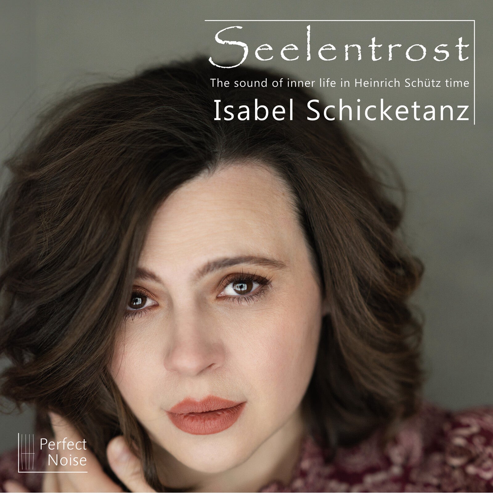 CD cover featuring portrait of Isabel Schicketanz, a woman with brown hair.