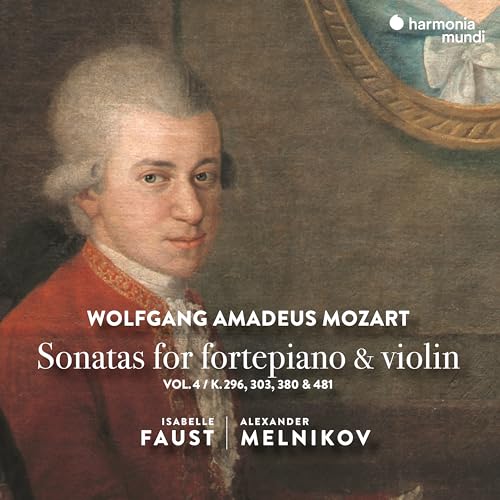 CD cover featuring a portrait of Wolfgang Amadeus Mozart.