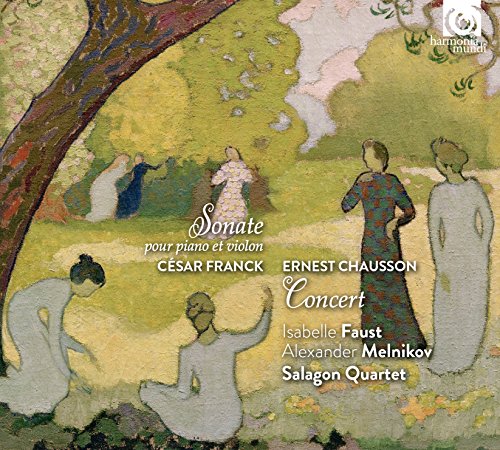 CD cover: Impressionistic painting of figures in a sun-dappled landscape.