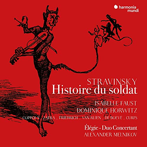CD cover: dark illustration of a devil playing the violin.