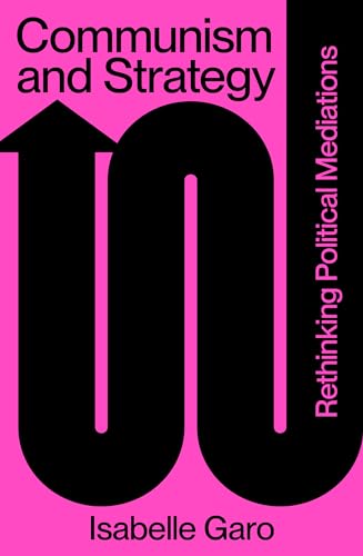 Book cover: "Communism and Strategy" with abstract pink and black design.
