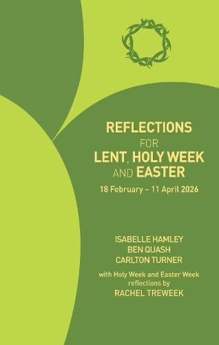 Book cover with green tones, a crown of thorns, and text for Lent 2026.