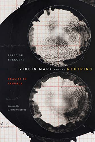 Book cover: "Virgin Mary and the Neutrino" with abstract, circular imagery.