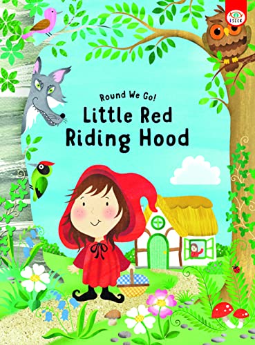 Little Red Riding Hood" book cover with girl, wolf, and owl illustrations.