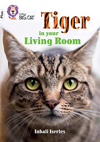 Book cover featuring a close-up of a tiger's face with green eyes.