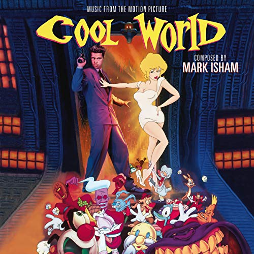 “Cool World” soundtrack CD cover featuring a man, cartoon woman, and creatures.