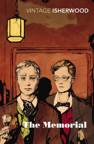 Book cover: two young men in a framed portrait, warm tones.