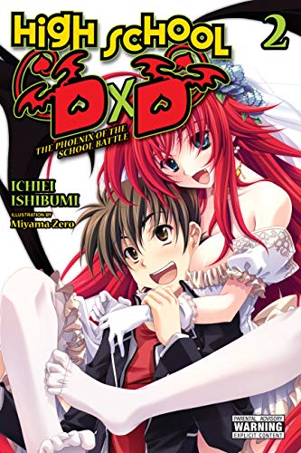 Anime cover art featuring a red-haired girl embracing a brown-haired boy.