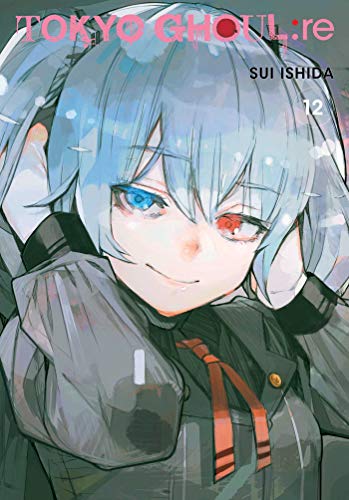 Manga cover featuring a character with blue hair and mismatched blue and red eyes.