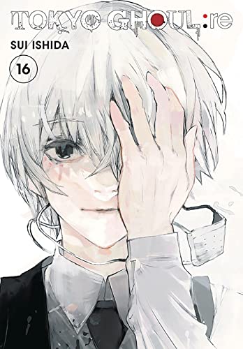 Manga cover featuring a character with white hair covering one eye with their hand.