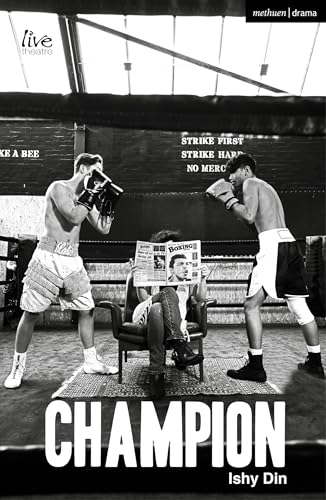 Play cover: two boxers facing a seated person reading a newspaper.