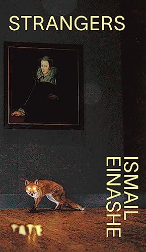 Book cover: painting of a woman, a fox, and bold text elements.