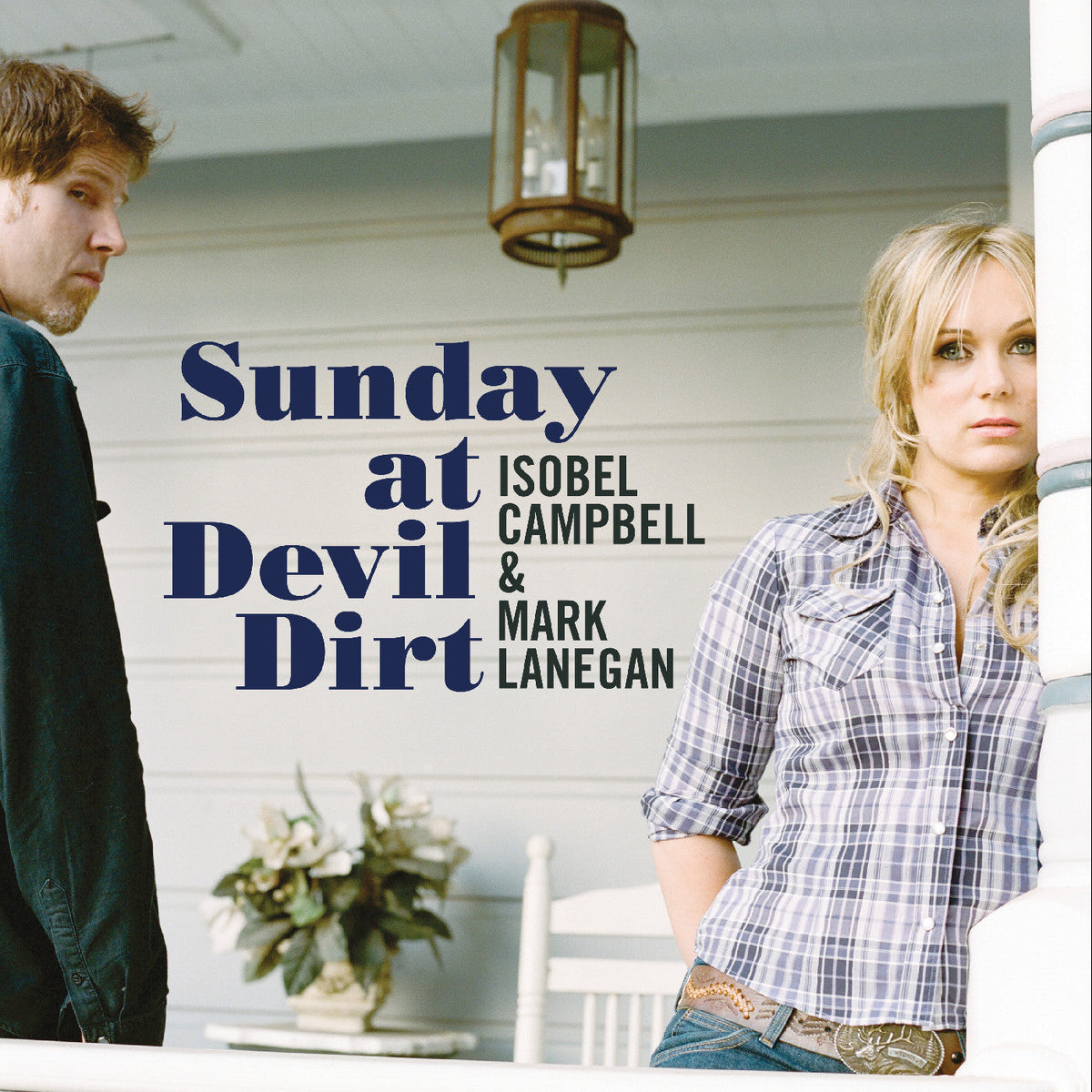 Album cover featuring Isobel Campbell and Mark Lanegan, with text “Sunday at Devil Dirt.”