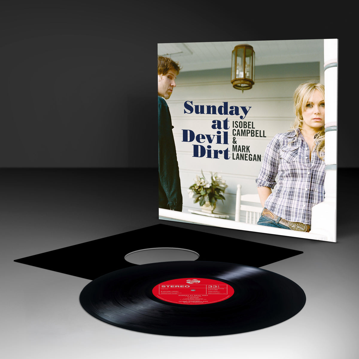 Vinyl record of Isobel Campbell and Mark Lanegan’s “Sunday at Devil Dirt.”