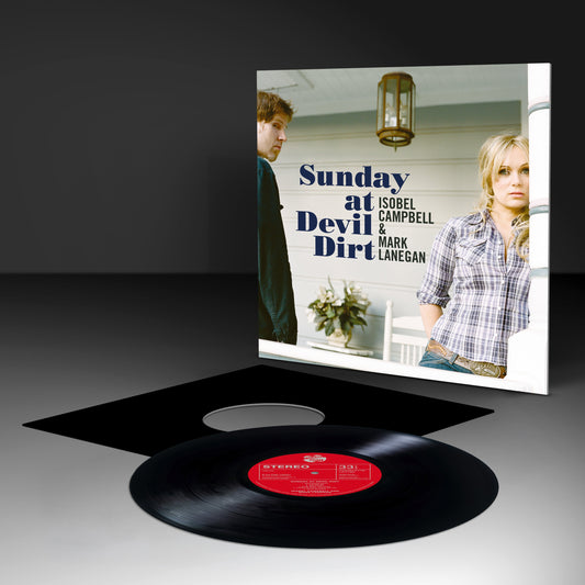 Vinyl record of Isobel Campbell and Mark Lanegan’s “Sunday at Devil Dirt.”