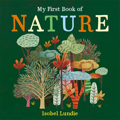 Book cover with illustrated plants and the title "My First Book of Nature".