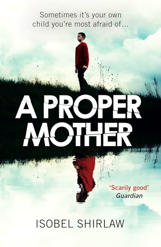 Book cover: boy in red stands on hill, dark reflection below.