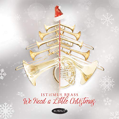 CD cover featuring brass instruments arranged as a Christmas tree.