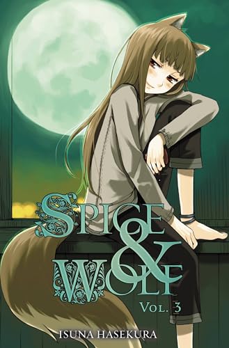 Spice and Wolf Vol. 3 light novel cover with a wolf-eared girl.