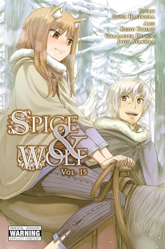 Manga cover featuring a wolf-eared girl and a young man in winter clothing.