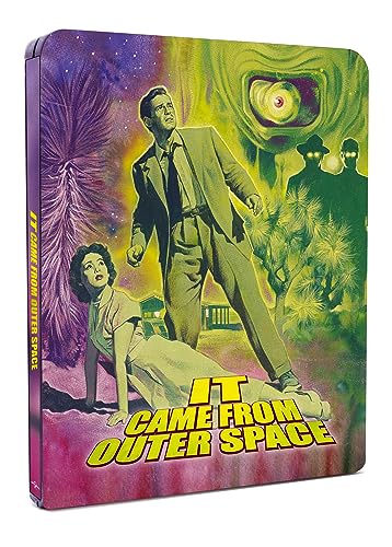 Blu-ray case for "It Came From Outer Space" featuring a man and woman.