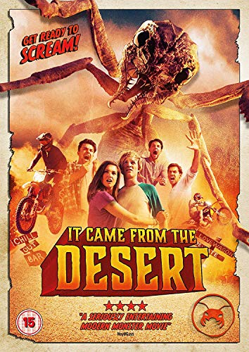 DVD cover art showing a giant ant monster looming over a group of people.