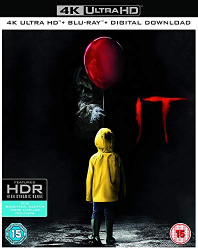 “It Chapter One” Blu-ray cover with a child looking at a red balloon.