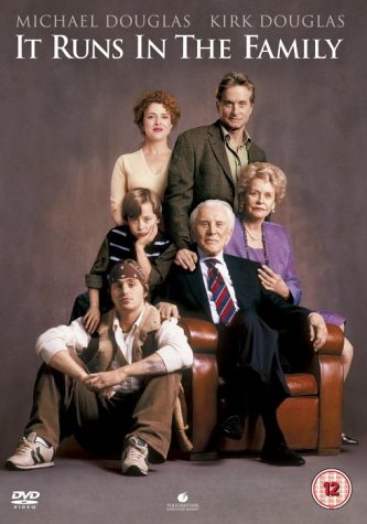 It Runs In The Family" DVD cover featuring a family portrait.