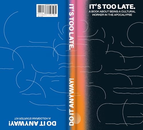 Book cover: blue, black, and orange with white text and abstract lines.