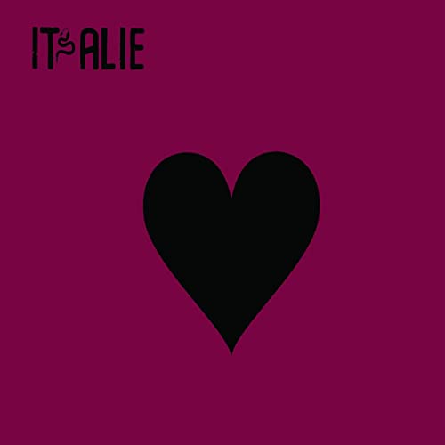 It'salie - Emosphere CD cover: dark heart on magenta background.
