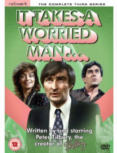DVD cover for “It Takes A Worried Man” featuring three actors.