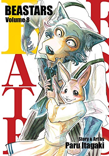 Beastars Volume 8 cover: a wolf and rabbit character illustration.